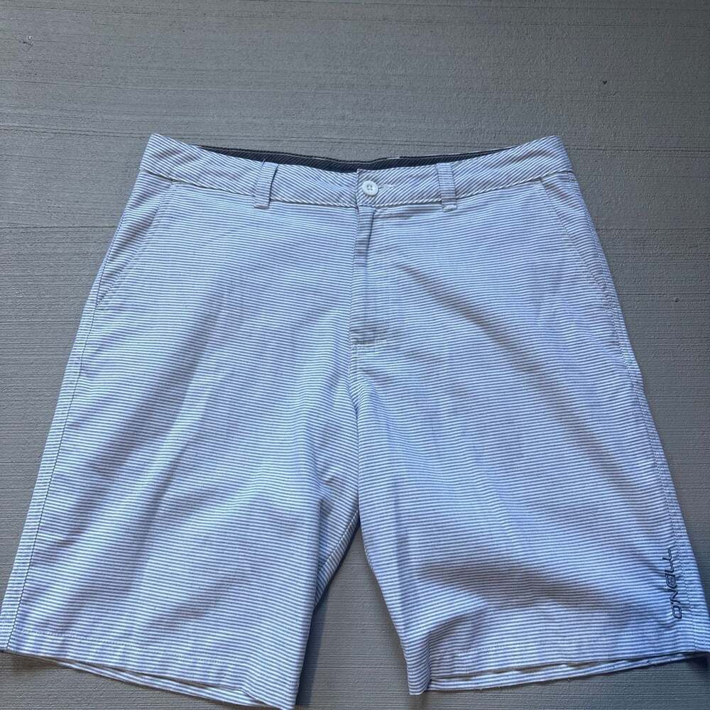Y2K O'Neill Men's Striped Flat Front Hybrid Performance Shorts